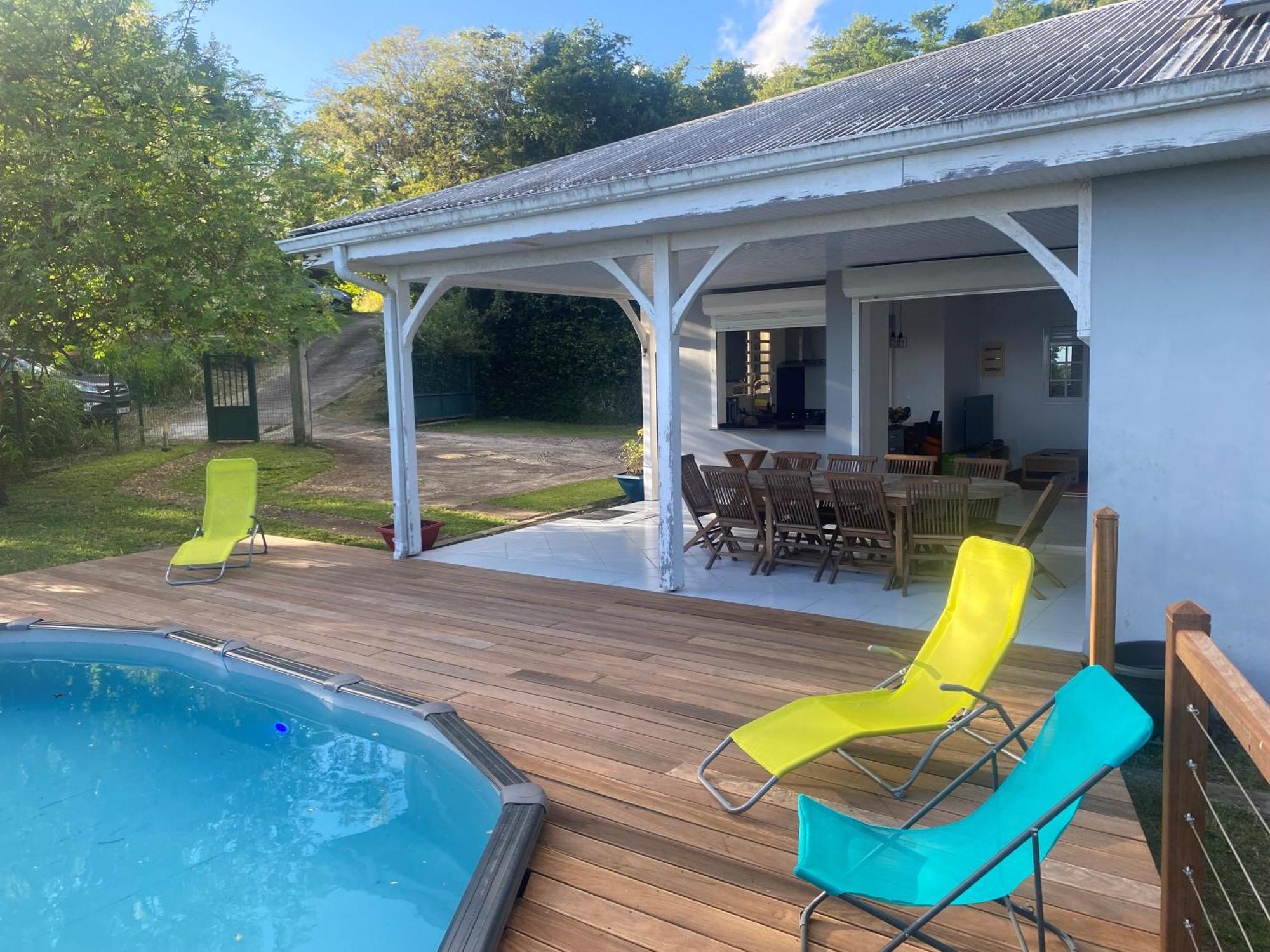 Les Terrasses De Maelle - Jolie Villa F4 Vue Mer Riviere-Salee 外观 照片