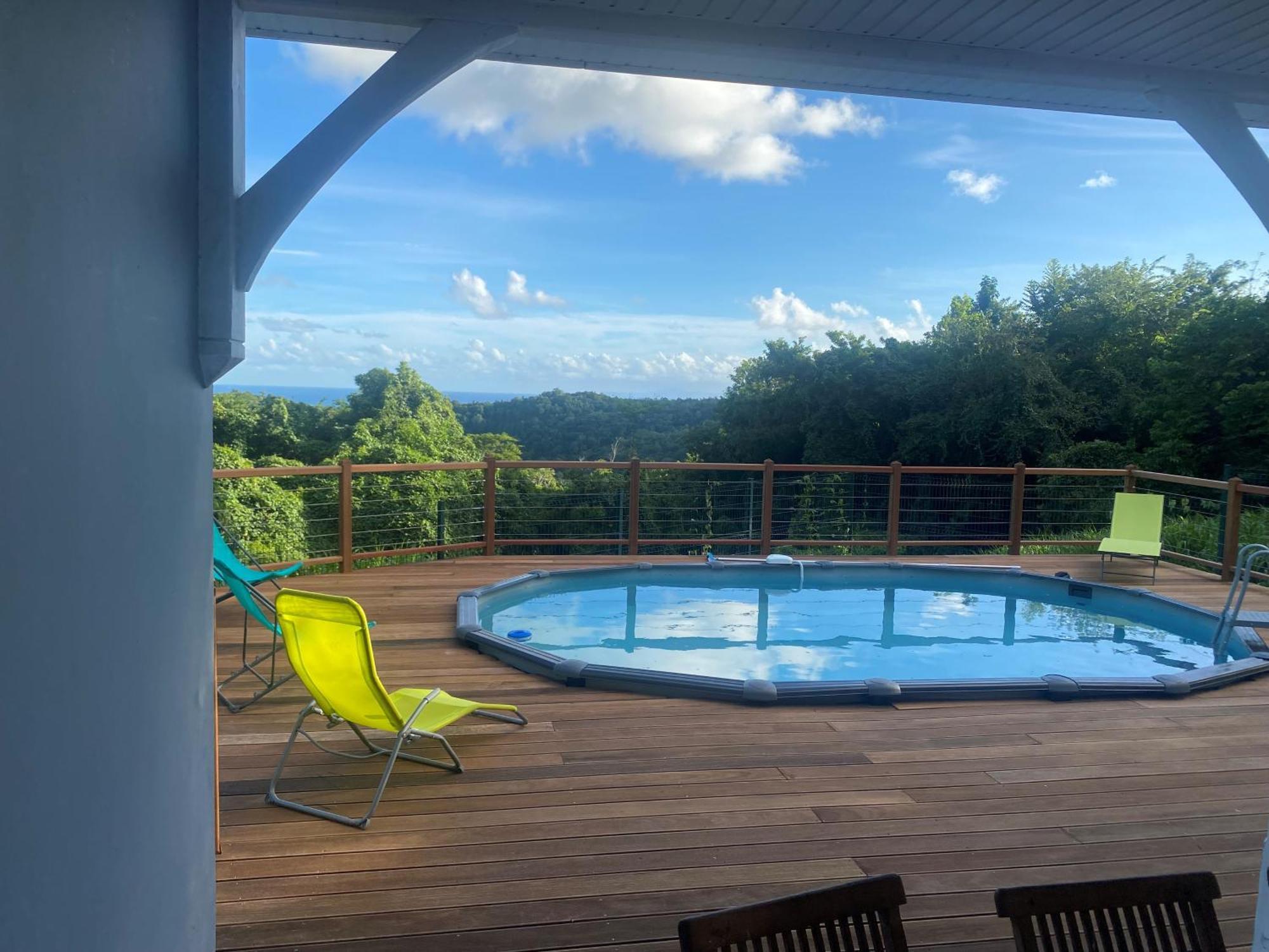 Les Terrasses De Maelle - Jolie Villa F4 Vue Mer Riviere-Salee 外观 照片