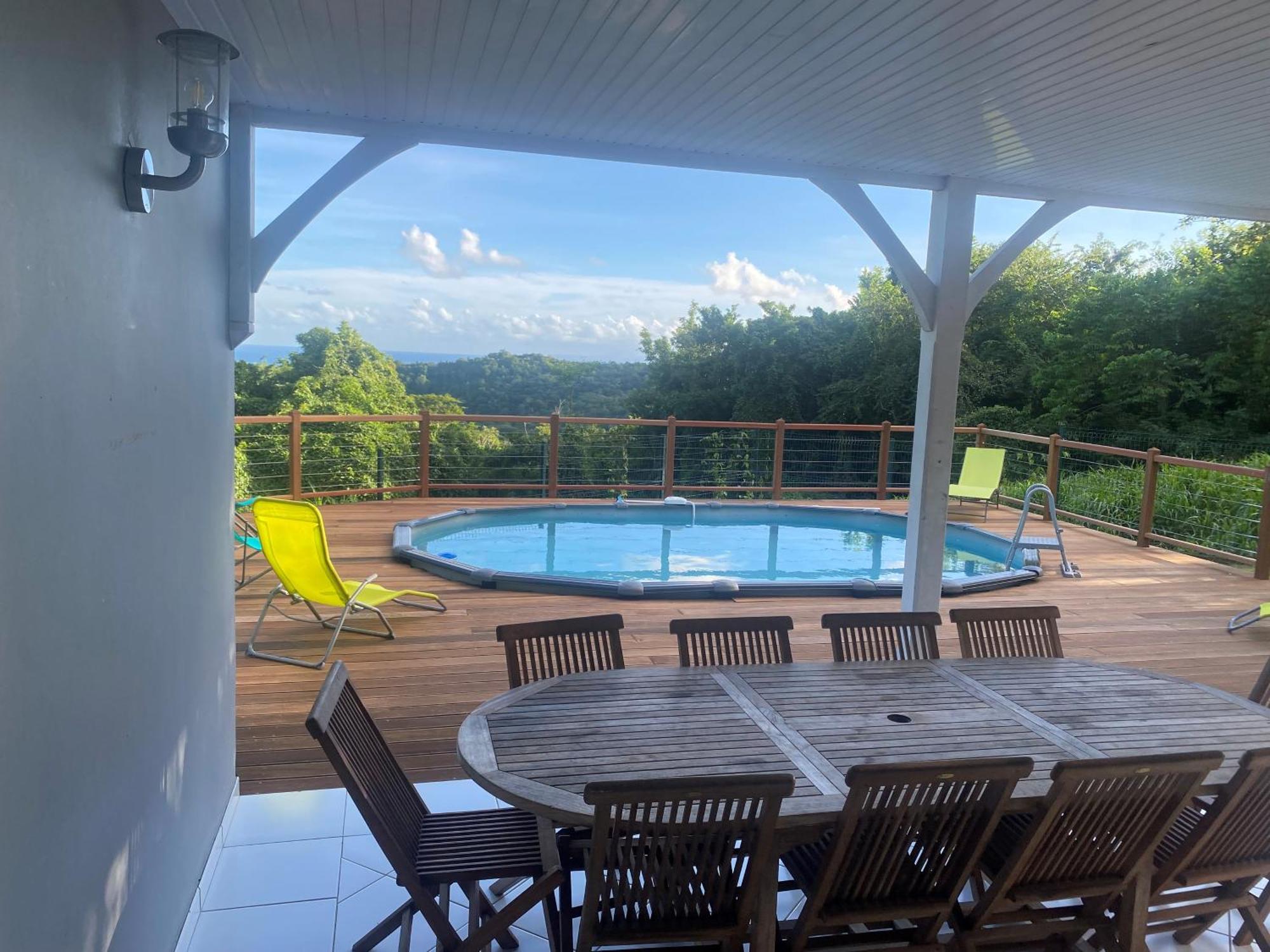 Les Terrasses De Maelle - Jolie Villa F4 Vue Mer Riviere-Salee 外观 照片
